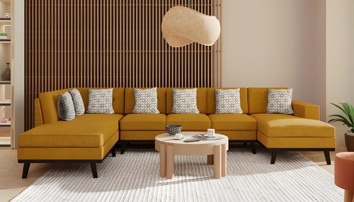 modern wooden sofa set design for living room